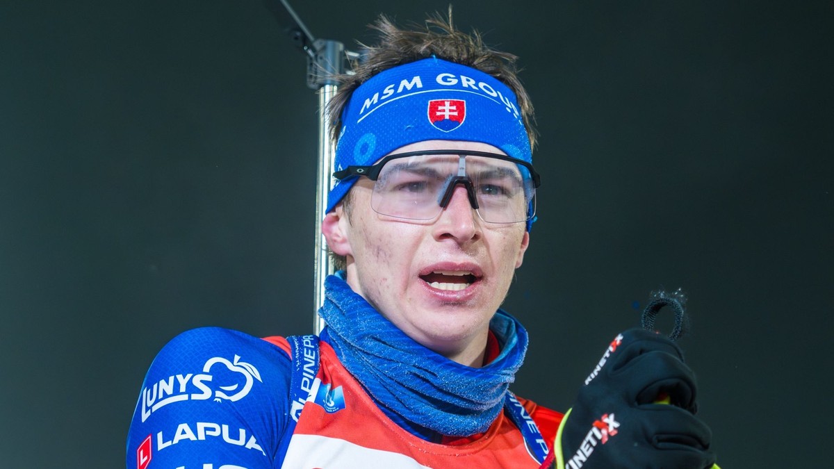 Jakub Borguľa počas pretekov v Novom Meste na Morave