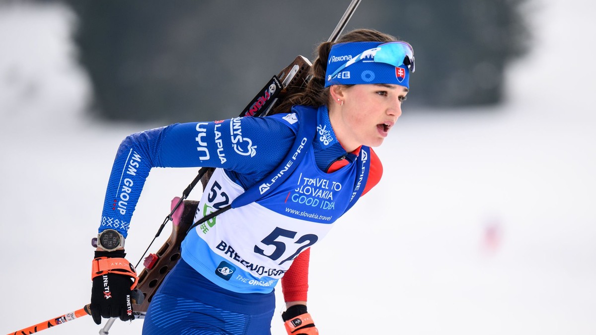 Michaela Straková počas pretekov IBU Cupu v Osrblí 2026.