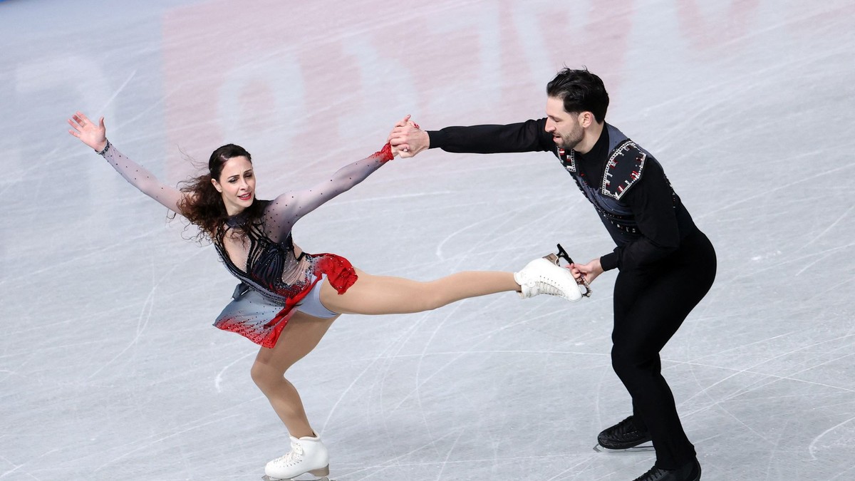 Deanna Stellatová-Dudeková a Maxime Deschamps.