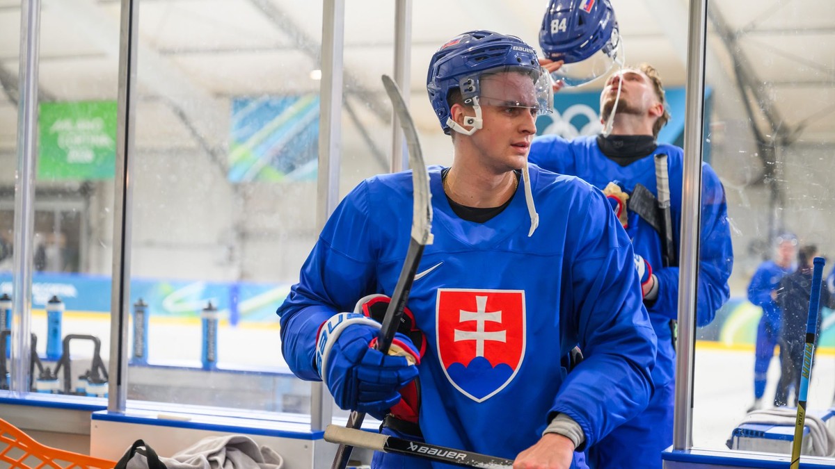 Martin Pospíšil po tréningu na olympijskom ľade v Miláne. 