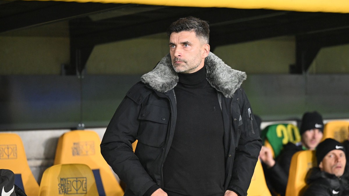 Tréner Žiliny Pavol Staňo.