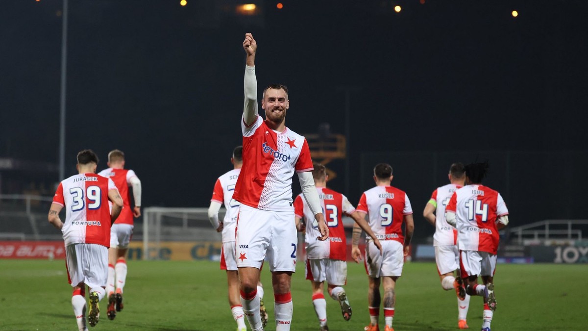 Hráči Slavie Praha