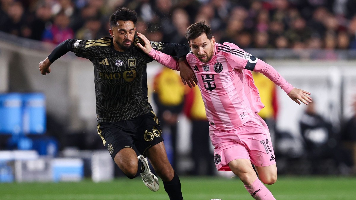 Lionel Messi počas zápasu LAFC - Inter Miami.