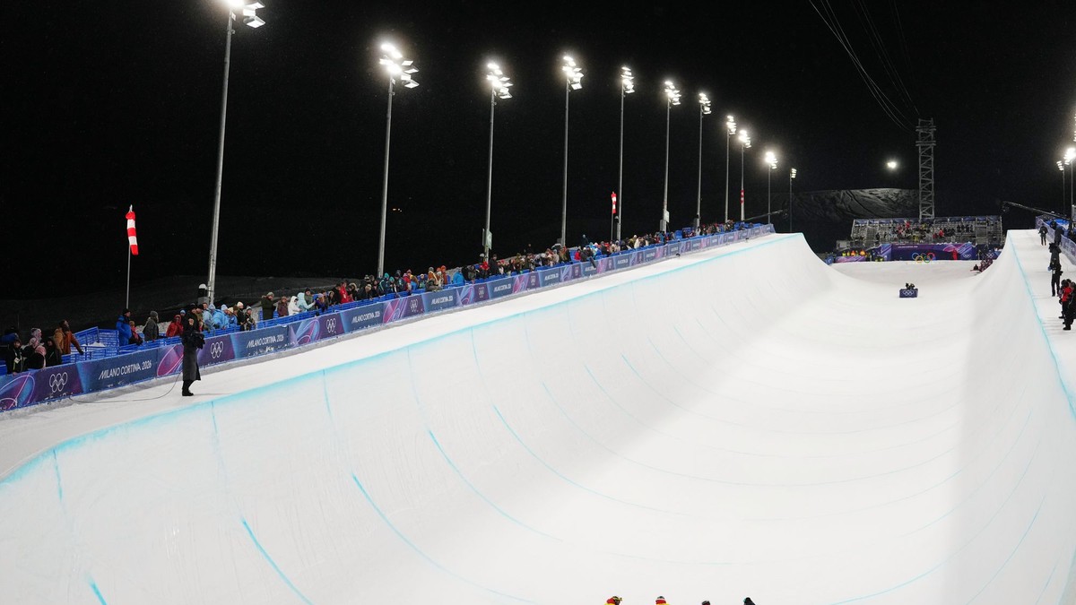 Súťaž U-rampy na zimných olympijských hrách Miláno - Cortina 2026 v Livigne (ilustračná fotografia).