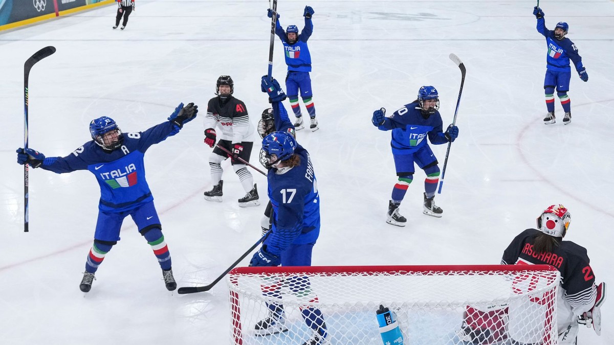 Radosť talianskych hokejistiek