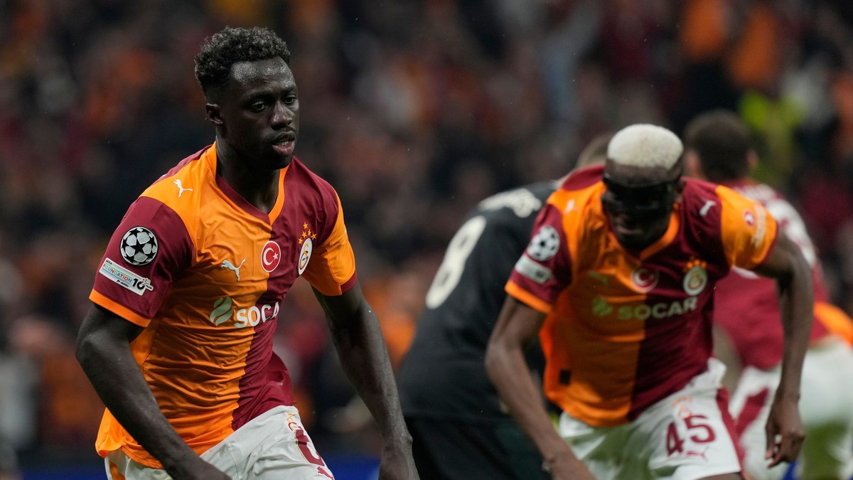 Galatasaray oslavuje gól.