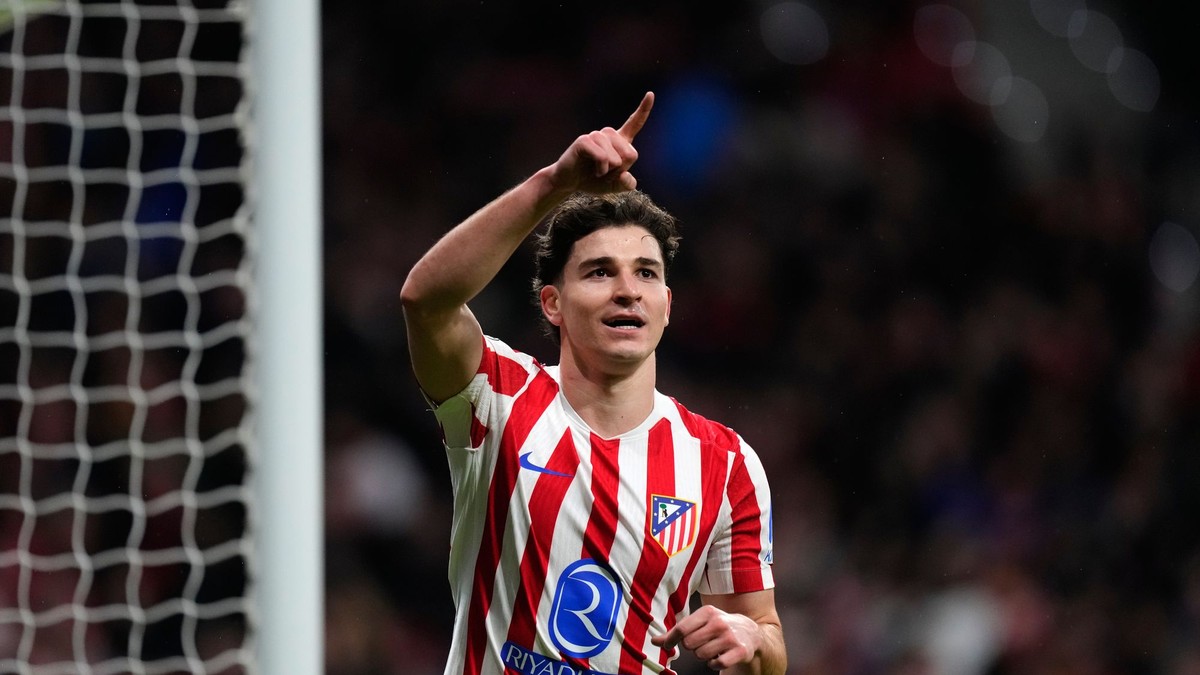 Hráč Julian Alvarez z Atletica Madrid.