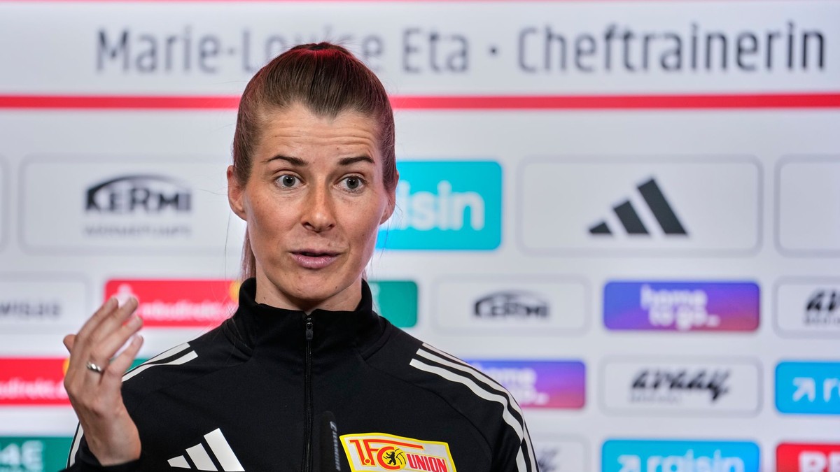 Nová trénerka nemeckého bundesligového futbalového klubu 1. FC Union Berlín Marie-Louise Etová.