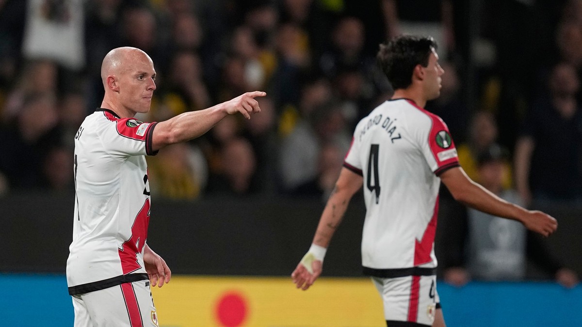 Futbalisti Rayo Vallecano.