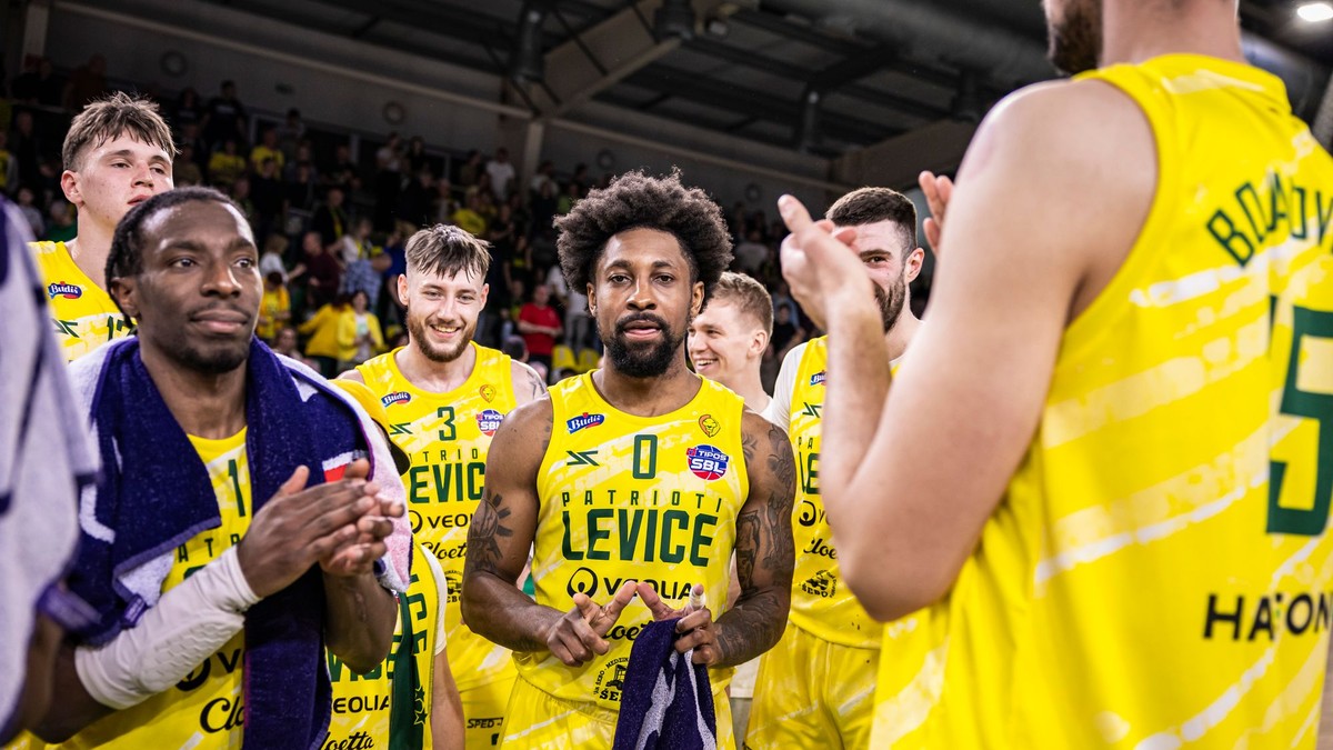 Momentka zo zápasu Levice - Spišskí Rytieri.