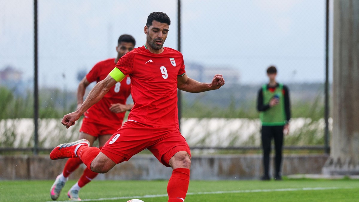 Iránski futbalisti, ilustračná fotografia. 