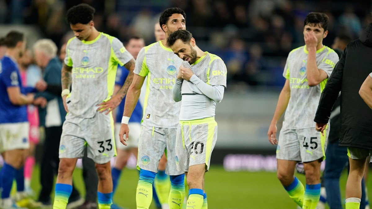 Sklamaní hráči Manchestru City police remíze na pôde Evertonu.