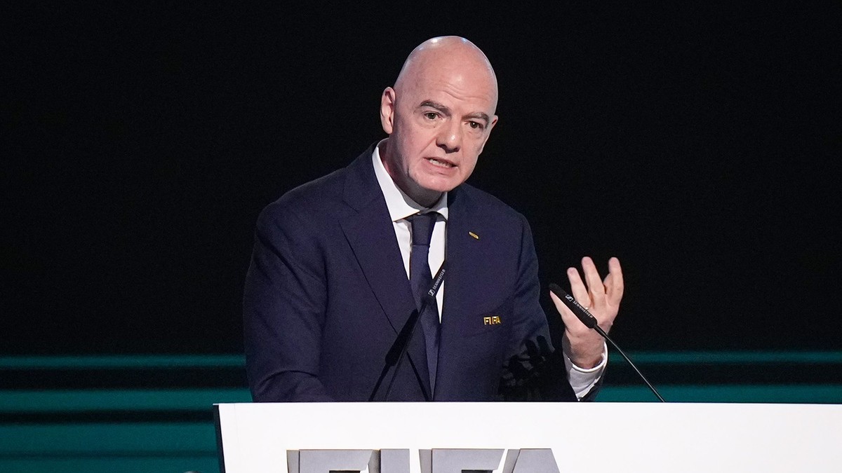 Prezident Medzinárodnej futbalovej federácie Gianni Infantino.