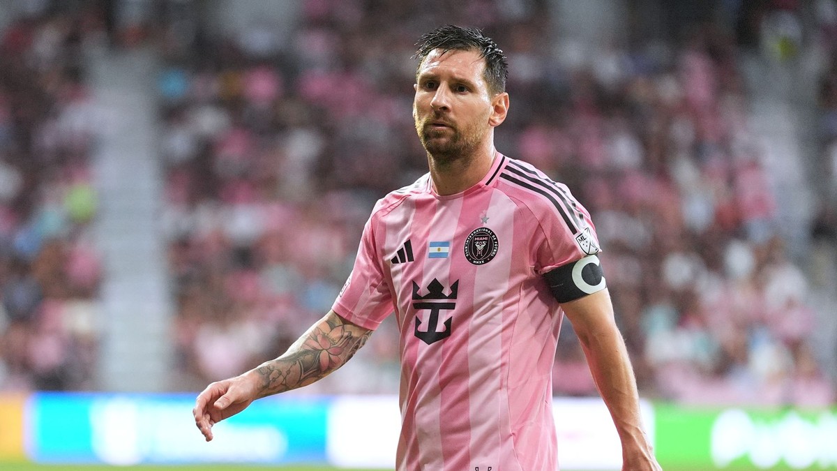 Lionel Messi v drese Intera Miami.