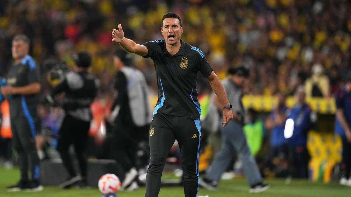 Tréner Lionel Scaloni.