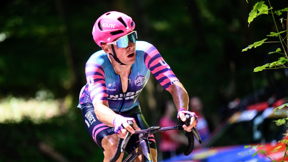 Slovenský cyklista Lukáš Kubiš.
