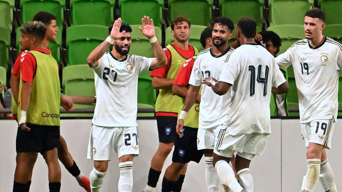 Futbalisti Saudskej Arábie. 