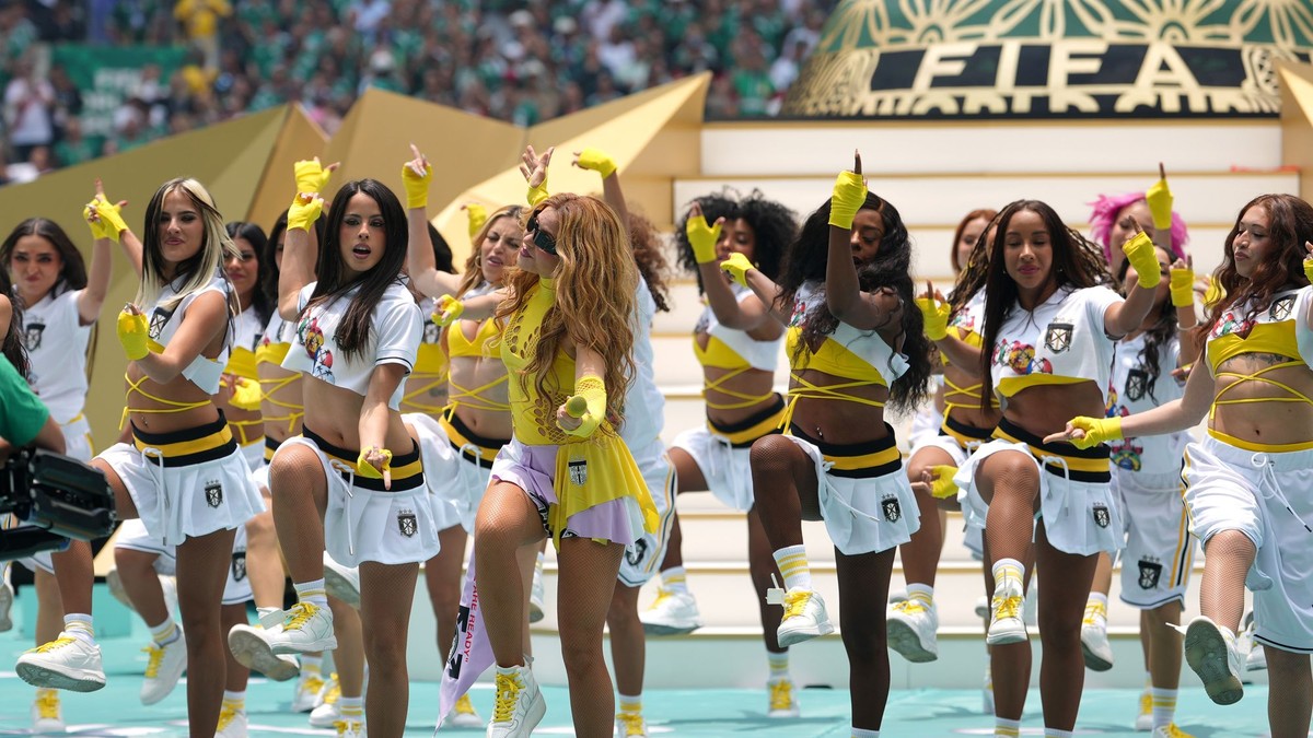 Shakira počas otváracieho ceremoniálu MS 2026.