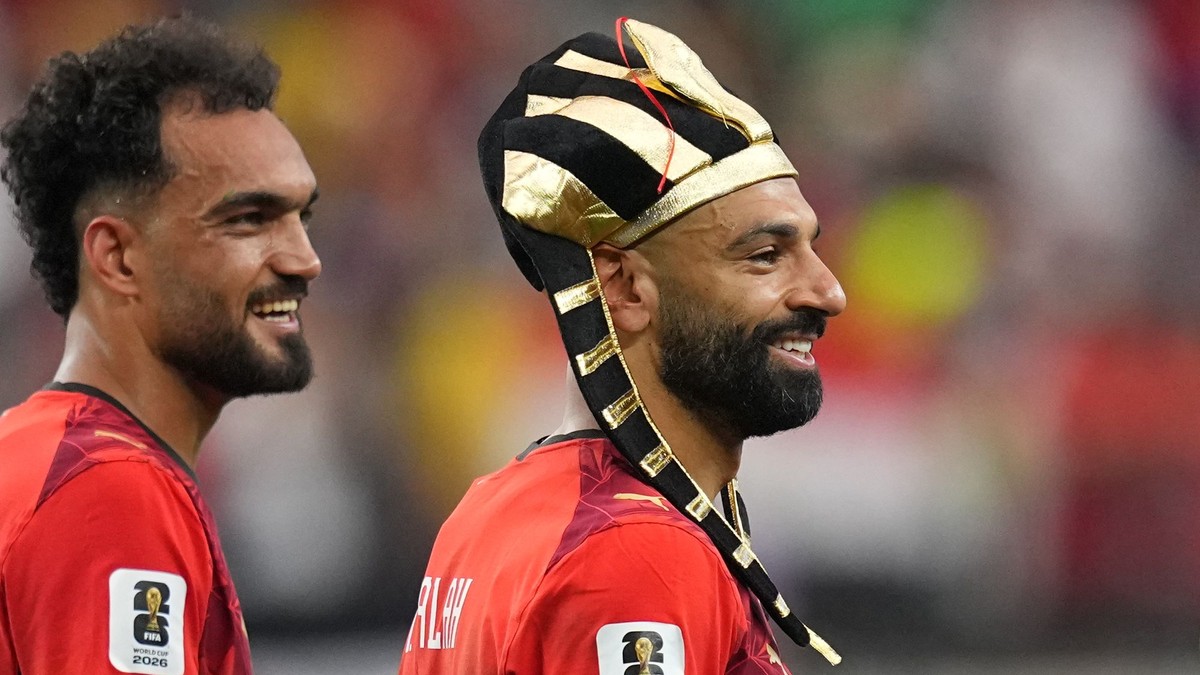 Mohamed Salah oslavuje víťazstvo nad Egyptom na MS 2026.