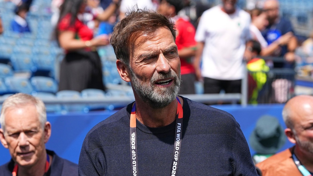 Tréner Jürgen Klopp.