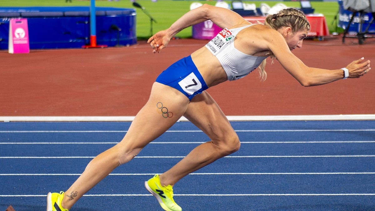Slovenská atlétka Emma Zapletalová.