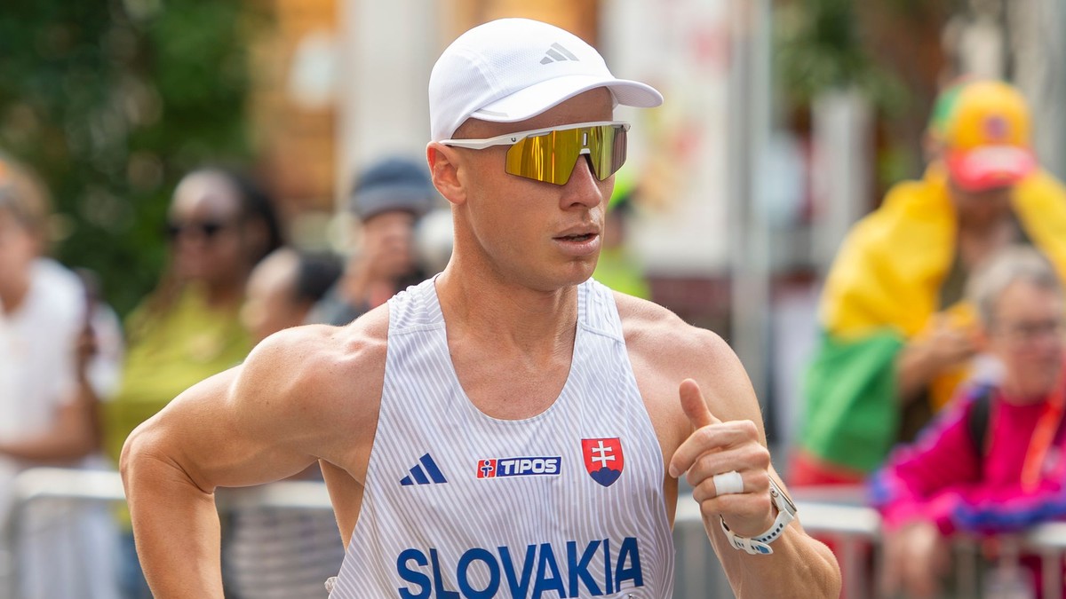 Na snímke slovenský reprezentant v chôdzi Michal Morvay.