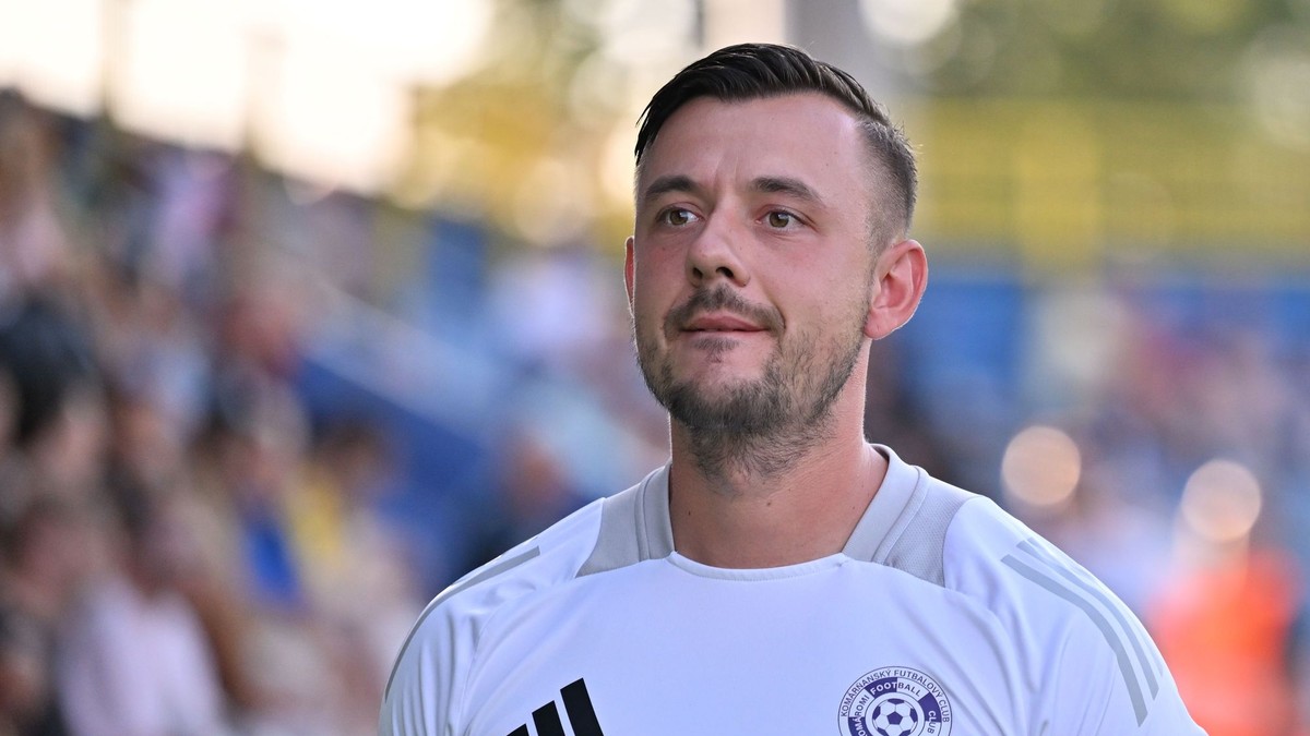 Na snímke tréner KFC Komárno Norbert Czibor.