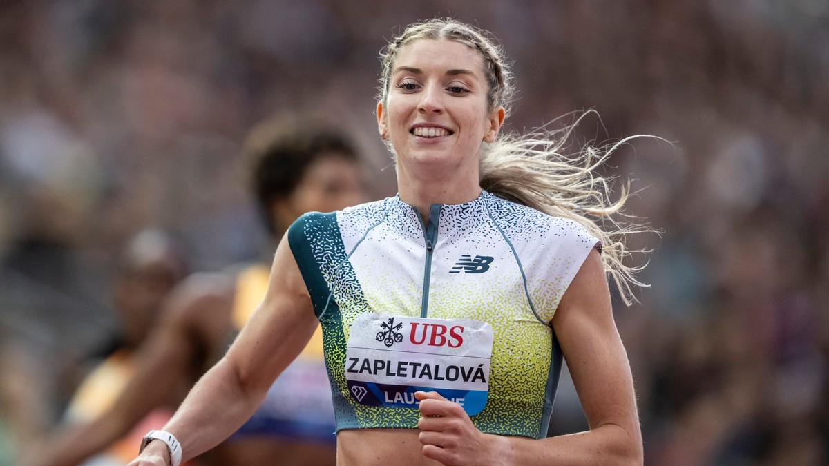 Emma Zapletalová zvíťazila v behu na 400 m cez prekážky na mítingu Diamantovej ligy v Lausanne 2026.