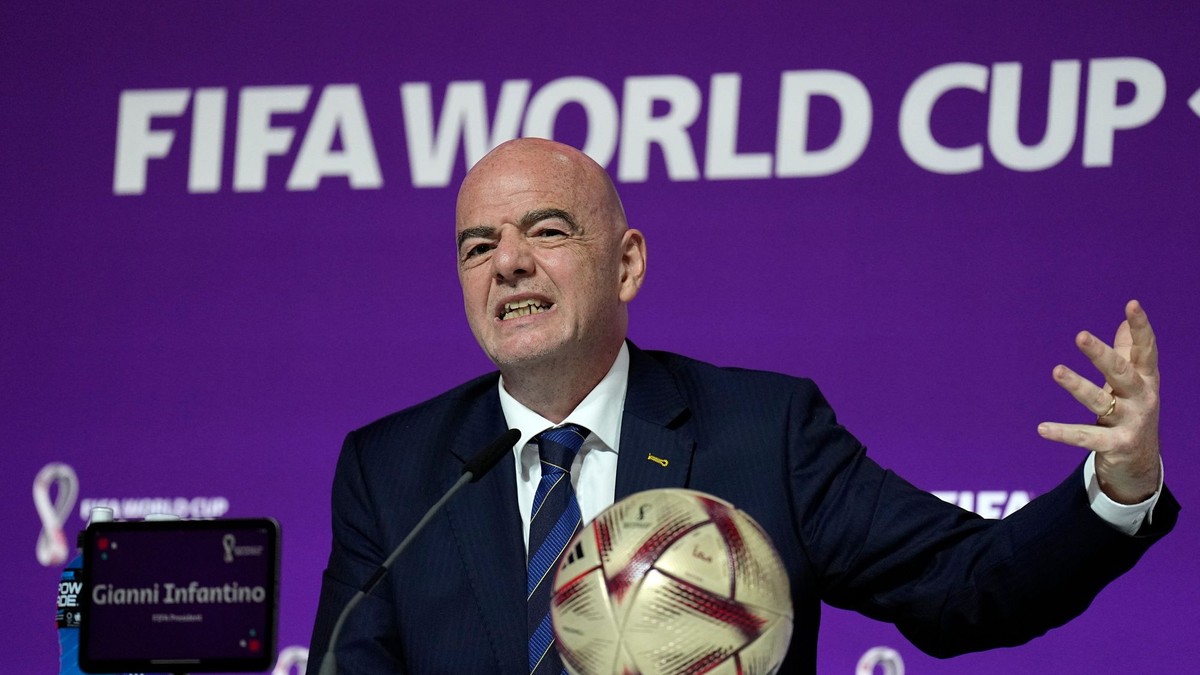 Prezident FIFA Gianni Infantino.
