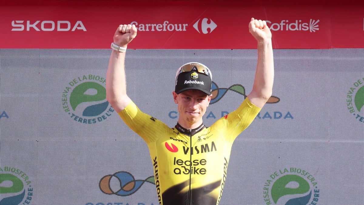 Britský cyklista Matthew Brennan počas Vuelta a Espaňa 2026.