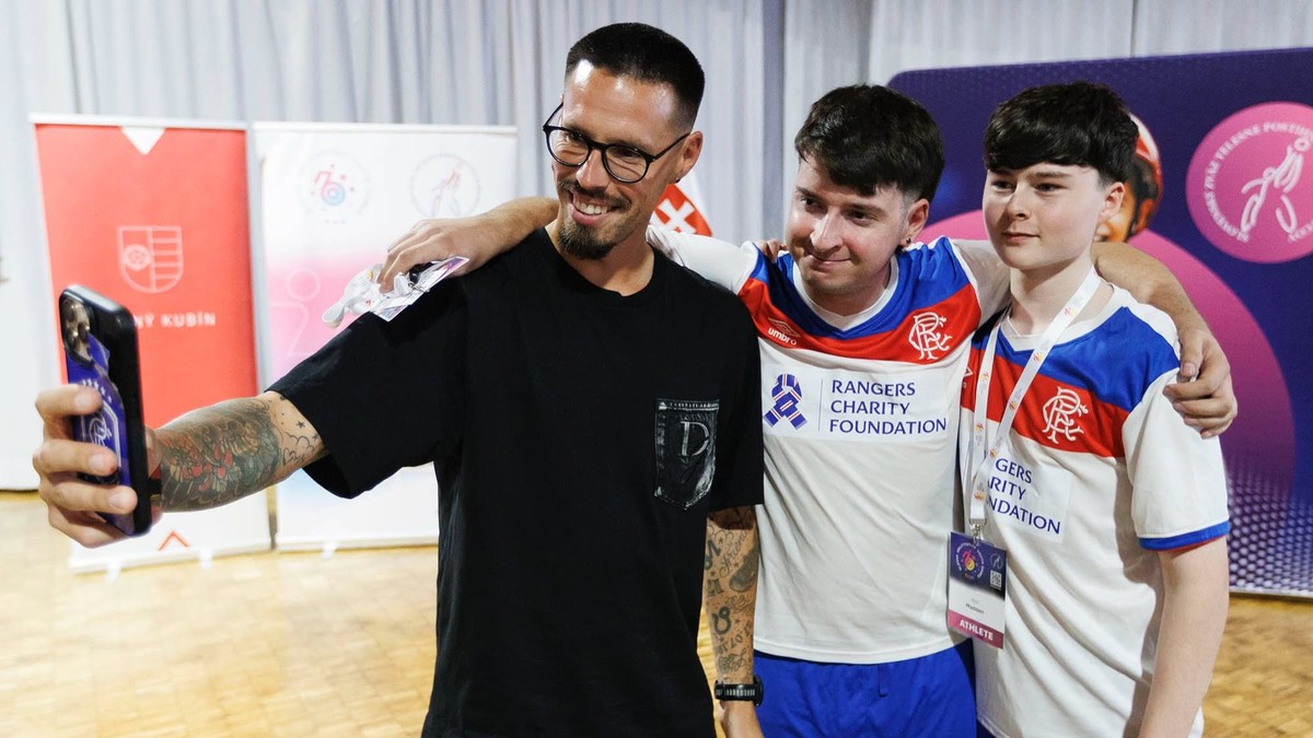 Marek Hamšík na podujatí SAYG