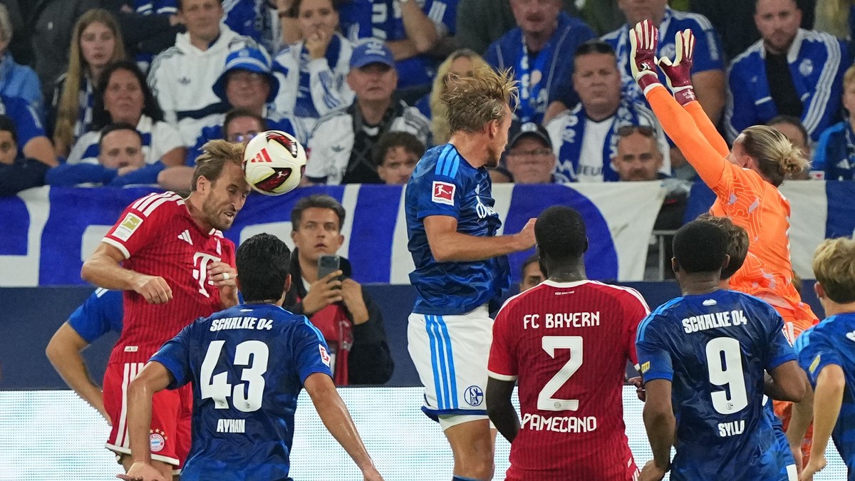 Harry Kane hlavičku proti Schalke.