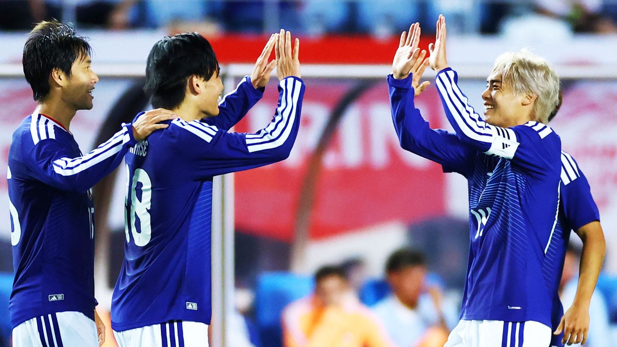 Futbalisti Japonska.