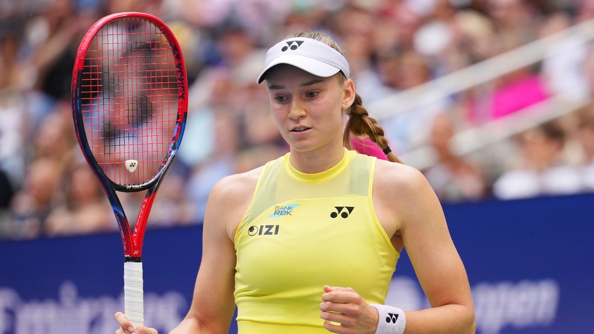 Kazašská tenistka Jelena Rybakinová počas finále US Open 2026.