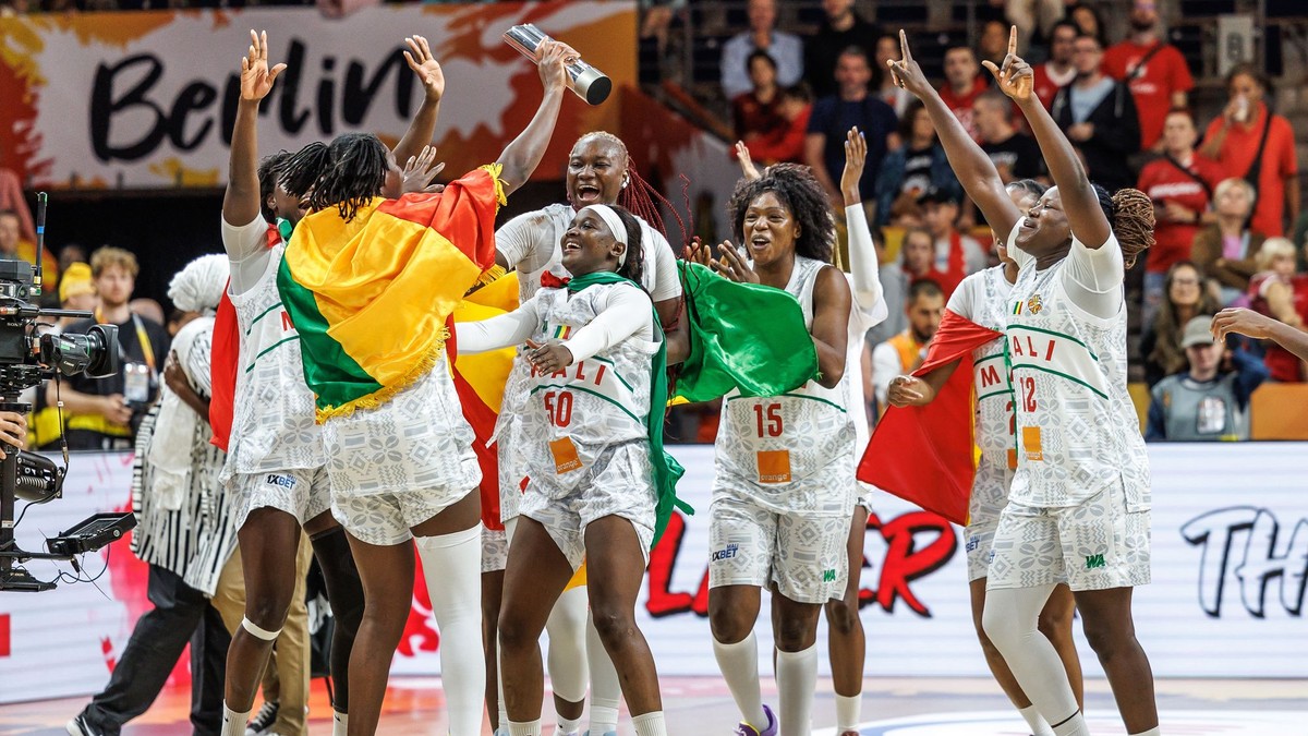 Basketbalistky Mali.