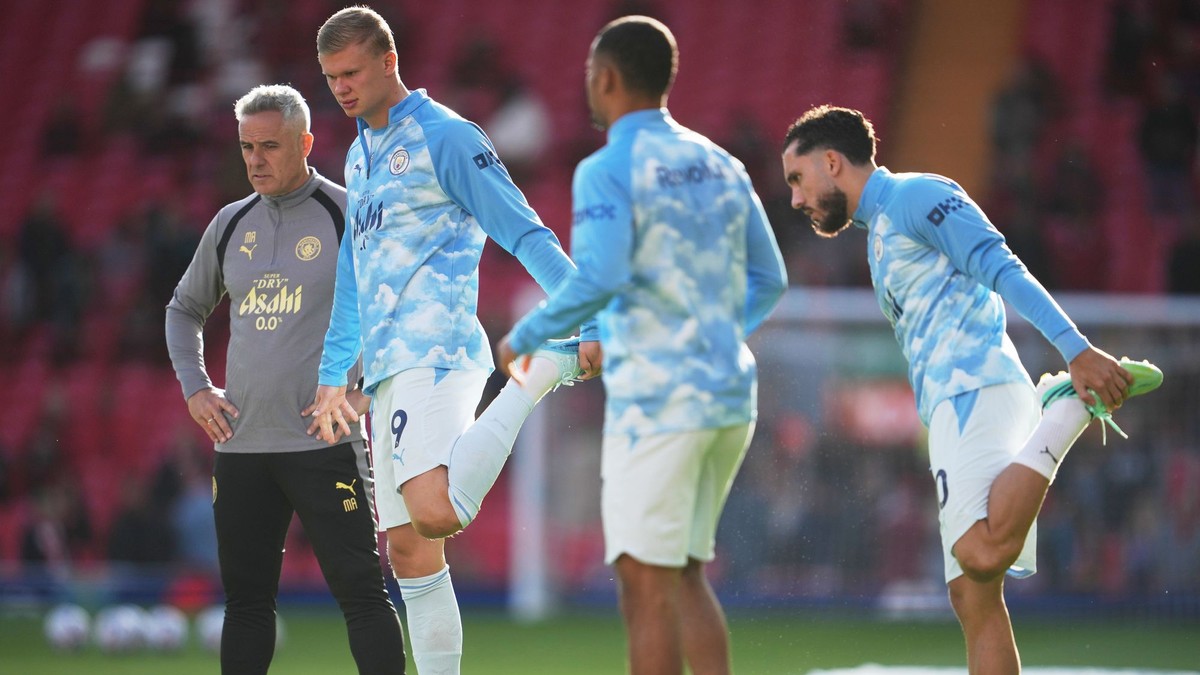 Futbalisti Manchestru City.