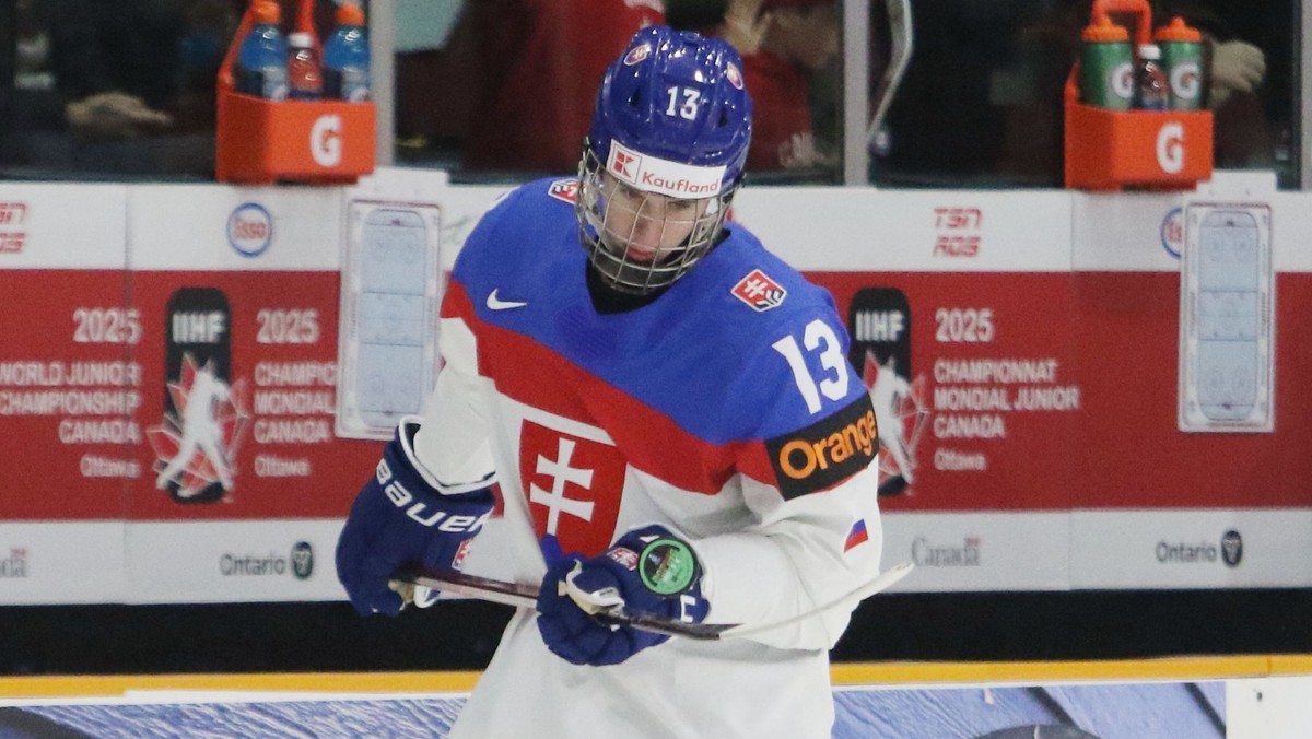 Tobias Tomik na MS hráčov do 20 rokov 2025. 
