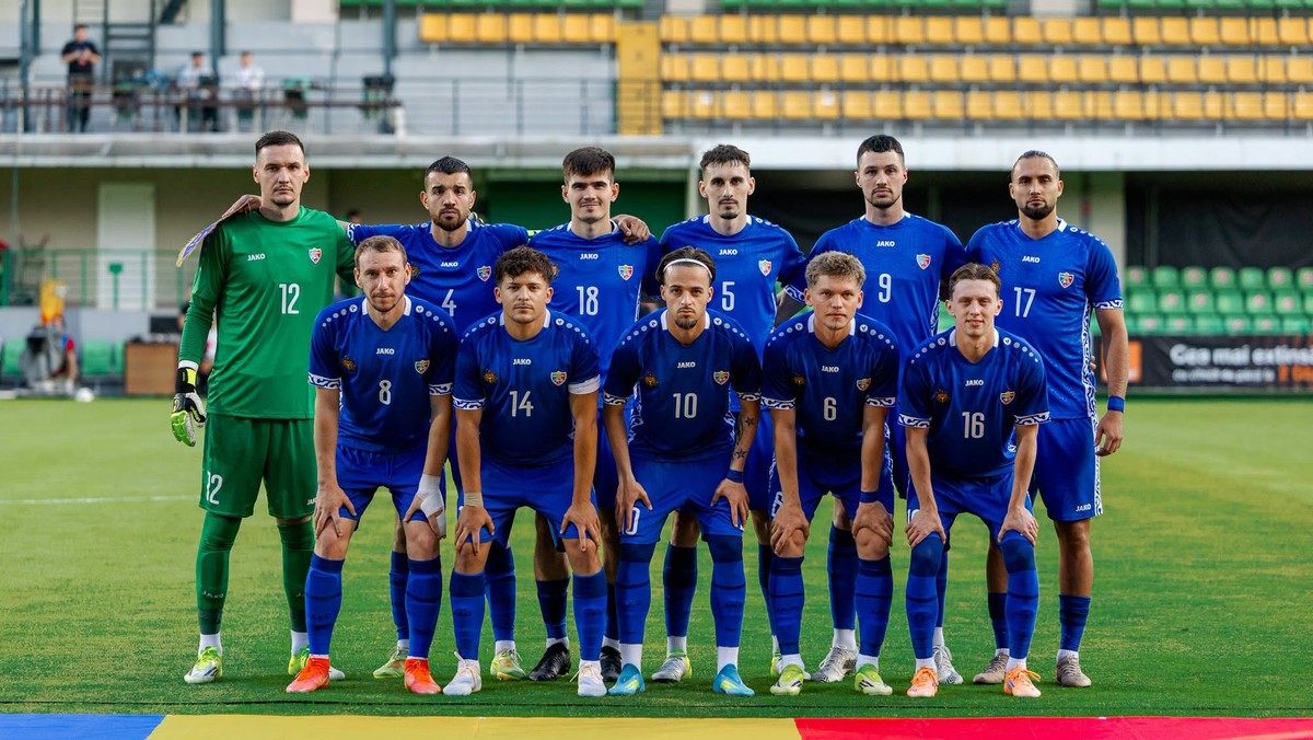Futbalisti Moldavska.