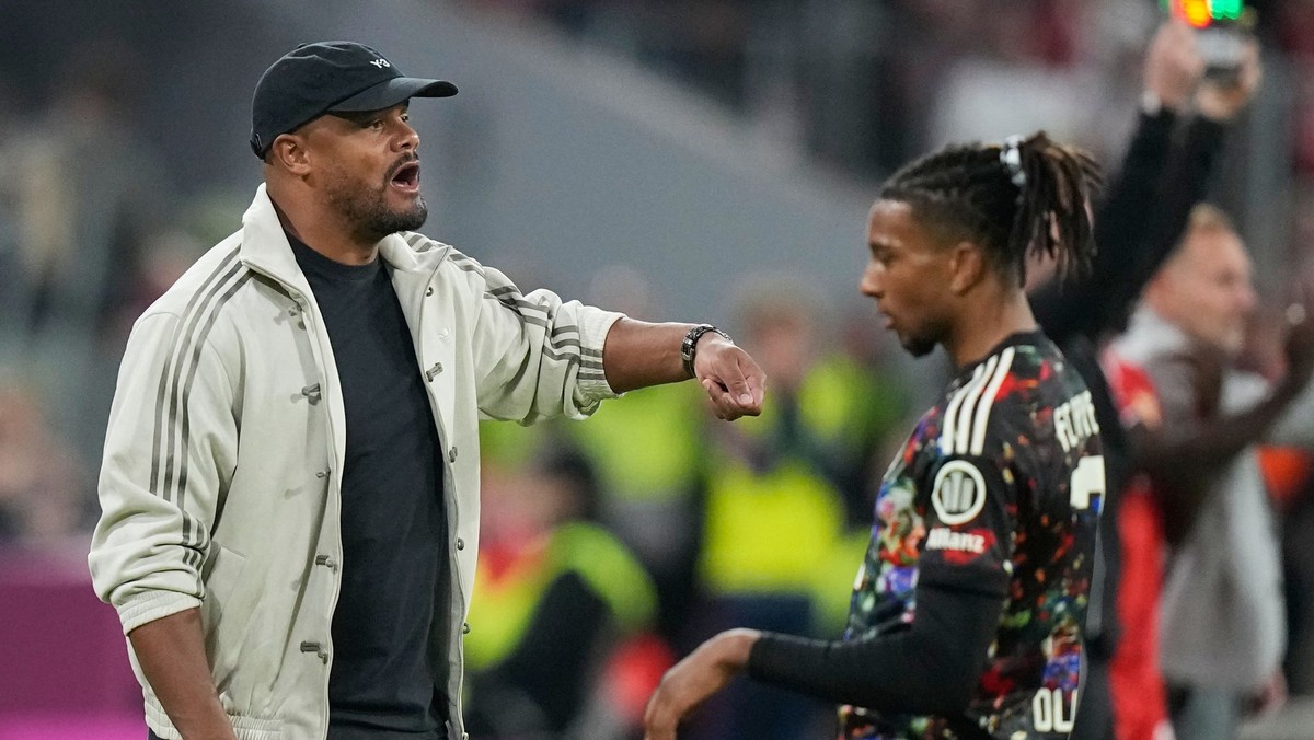 Vincent Kompany a Michael Olise.