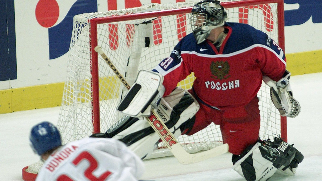 Peter Bondra strelil víťazný gól vo finále MS v hokeji 2002.
