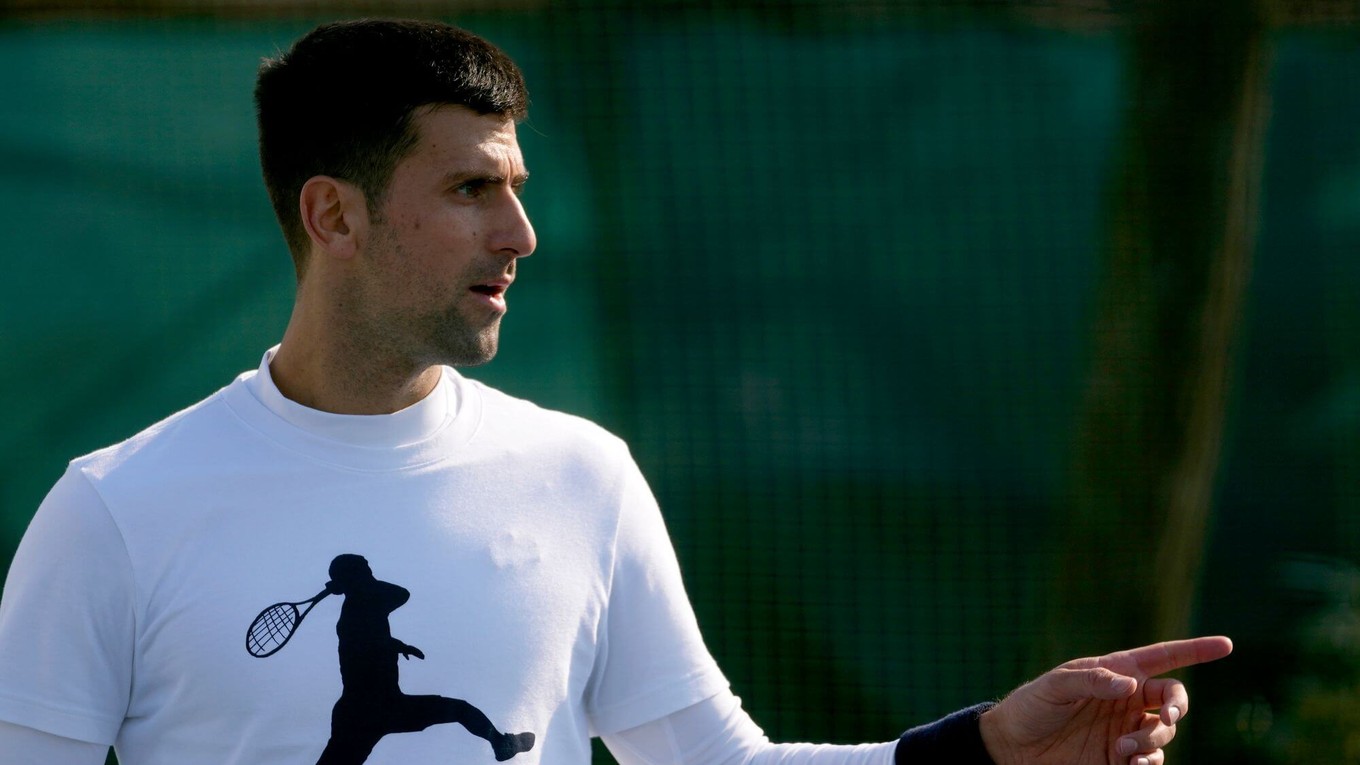 Srbský tenista Novak Djokovič.