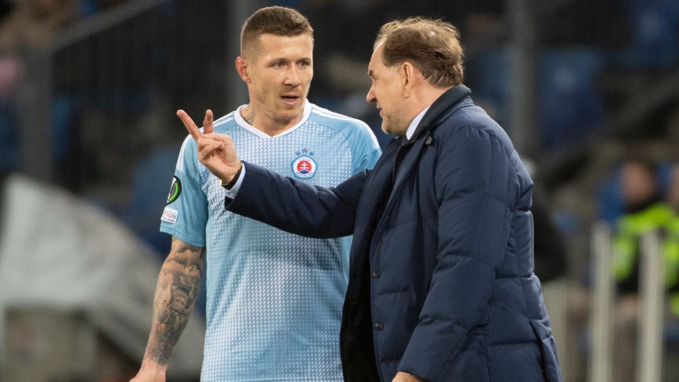 Vladimír Weiss starší a Juraj Kucka.