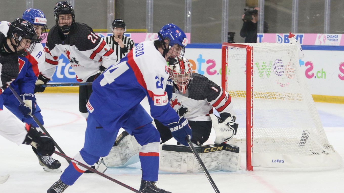 Slovensko - Kanada: ONLINE prenos zo zápasu o bronz na MS v hokeji do 18 rokov 2023.