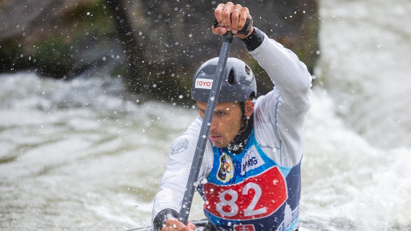 Slovenský reprezentant vo vodnom slalome Matej Beňuš. 
