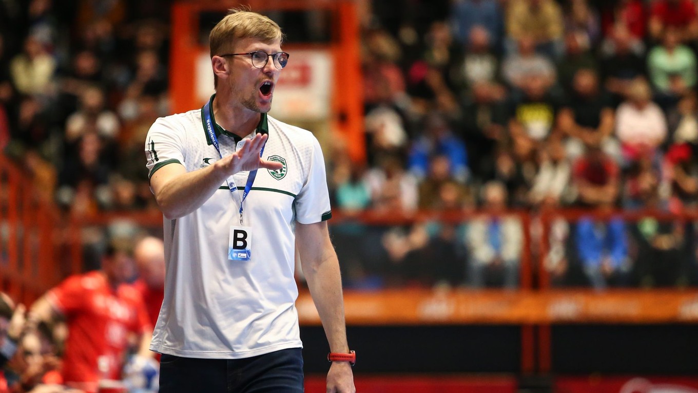 Asistent trénera Tatrana Prešov Marek Gernát.