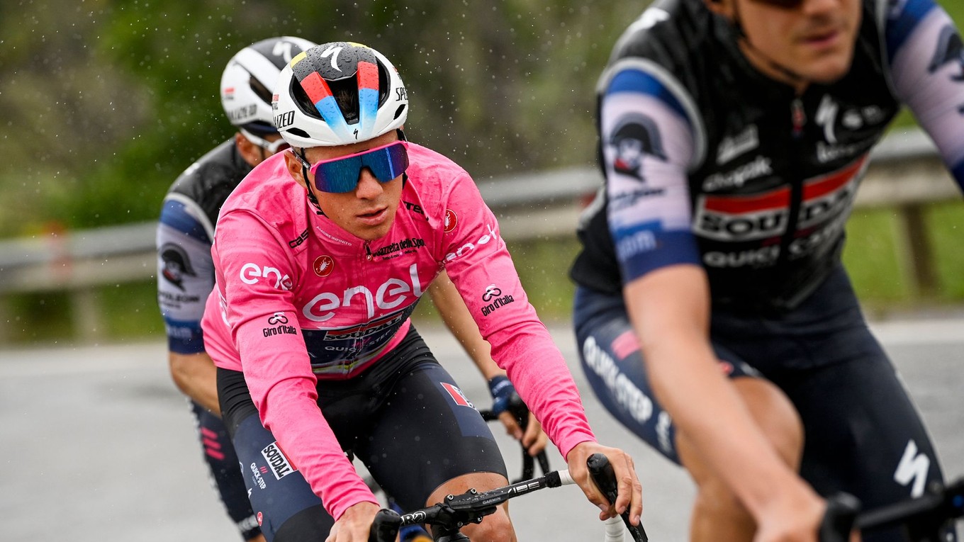 Remco Evenepoel počas pretekov Giro d'Italia 2023.
