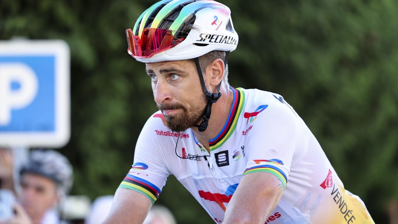 Slovenský cyklista Peter Sagan počas Tour de France 2023.
