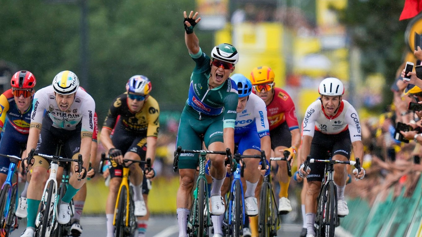 Jasper Philipsen vybojoval víťazstvo v 11. etape na Tour de France. 