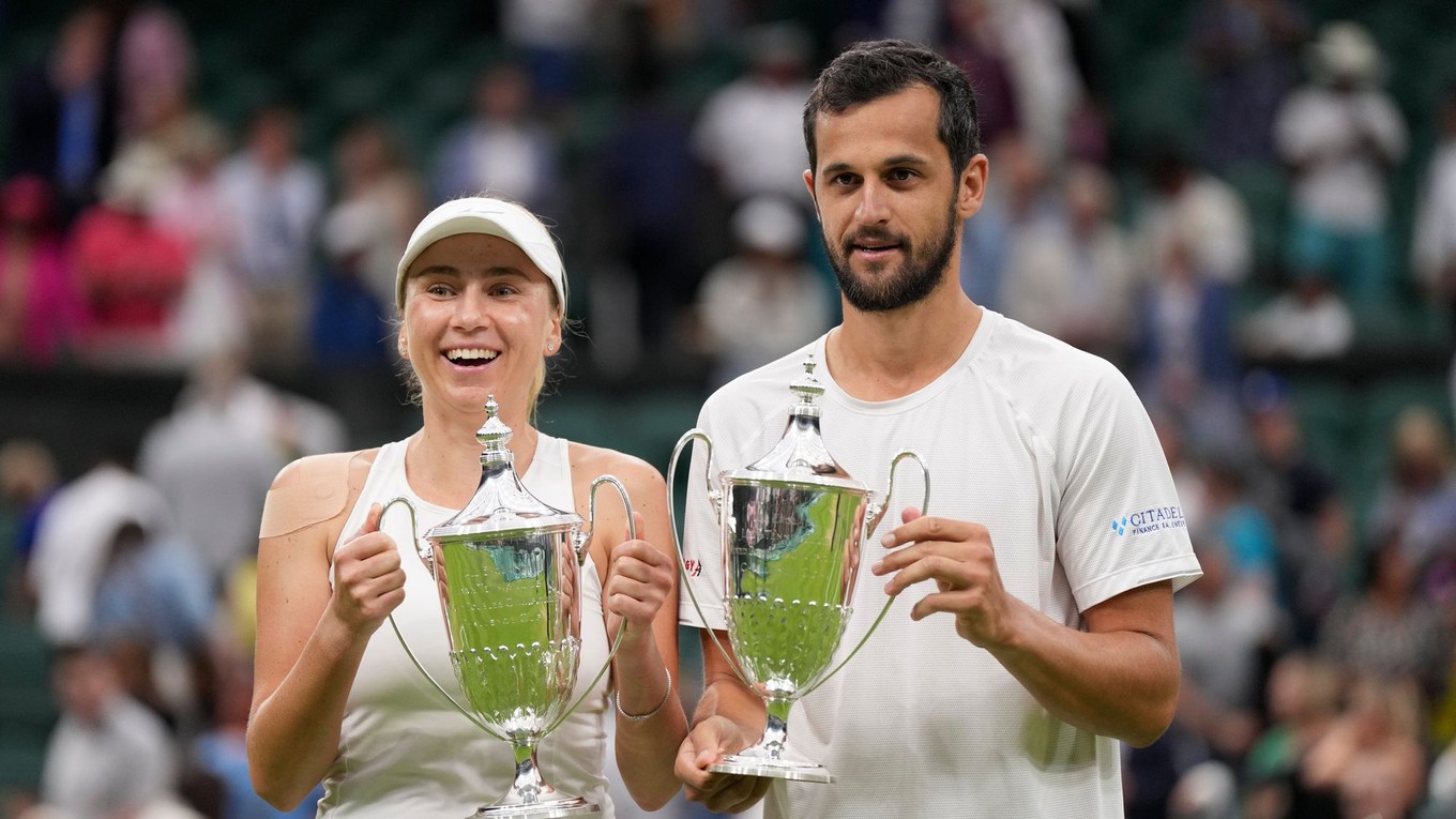 Chorvátsko-ukrajinský pár Mate Pavič a Ľudmila Kičenoková triumfoval na Wimbledone.
