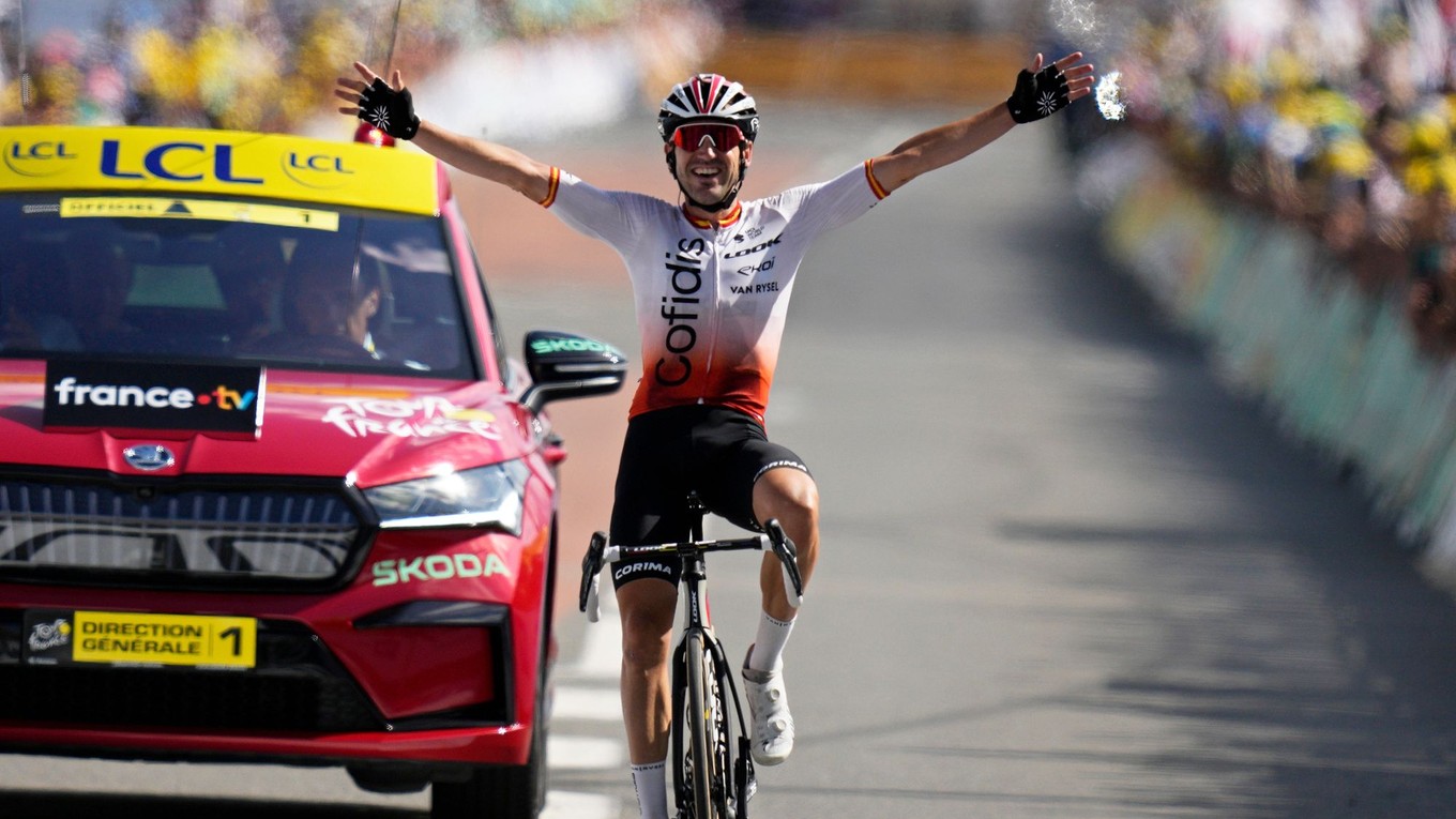 Španielsky cyklista Ion Izagirre vyhral po sólovom útoku 12. etapu na Tour de France 2023.